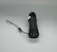 ŞARJLI EL FENERİ ZOOMLU YÜKSEK IŞIK SERT MUKAVEMET USB DAYANIKLI