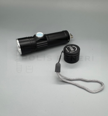 ŞARJLI EL FENERİ ZOOMLU YÜKSEK IŞIK SERT MUKAVEMET USB DAYANIKLI