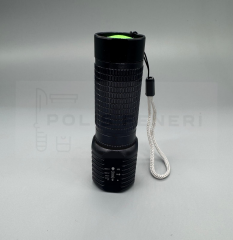 PiLLİ ZOOMLU LED EL FENERİ ASKERİ MUKAVEMETLİ EL FENERİ IŞIK