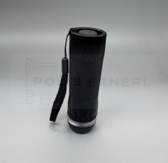 PiLLİ ZOOMLU LED EL FENERİ KAUÇUK EL FENERİ IŞIK
